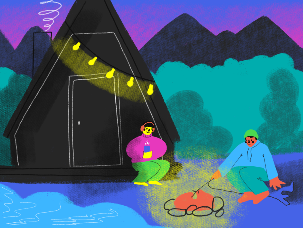 отдых в палатках